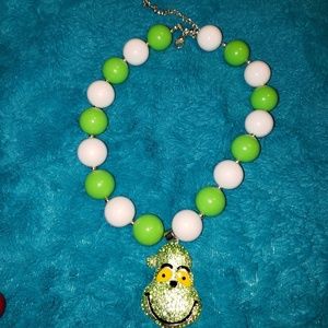 Grinch Bubble Necklace